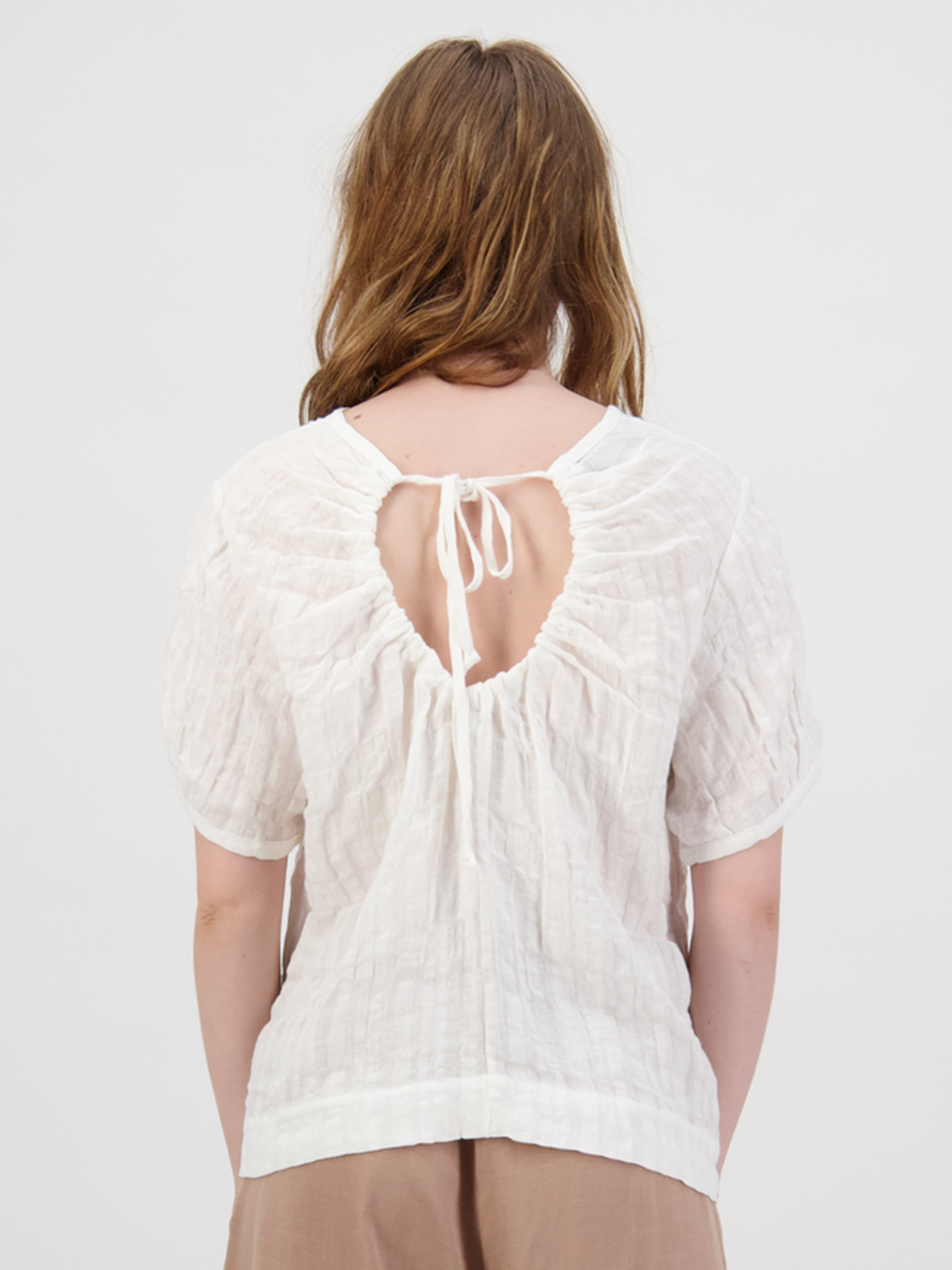 Crinkle Linen Top