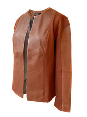Leather and Ponti Jacket