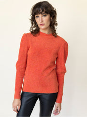 Knit Jumper with Juliet Sleeve in Tiger
