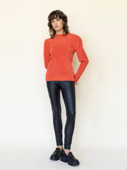 Knit Jumper with Juliet Sleeve in Tiger