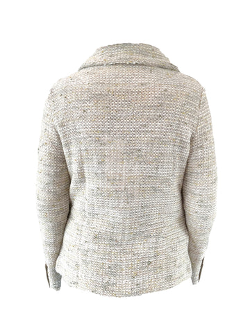 Pistachio Tweed Knit Jacket